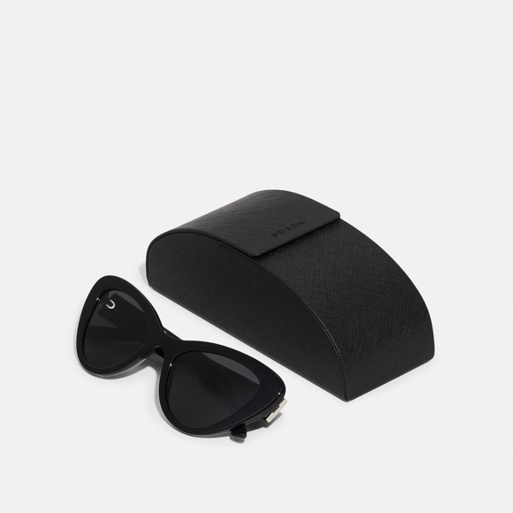 Authentic- New - PRADA EYEWEAR PR 13YS SUNGLASSES
BLACK - Picture 5 of 17
